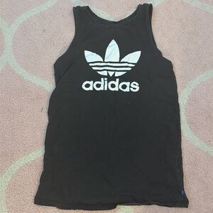 Adidas long tank size small black